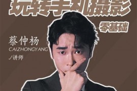 蔡仲杨【手机拍照调色系统课】