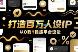 老吴《打造百万人设IP》