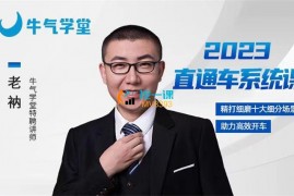 老衲《2023直通车系统课》