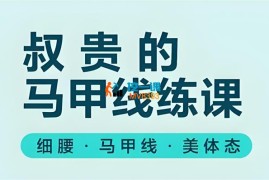 叔贵《马甲线训练视频课》