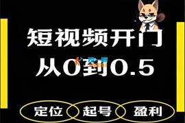 菜狗军师《从0到0.5做抖音开门篇》