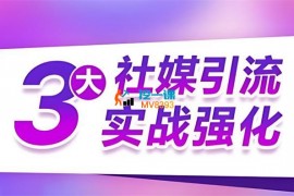 阿甘《3大社媒引流实战强化》