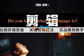 八条自制《剪辑实战课》