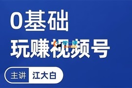 江大白《零基础玩转视频号》