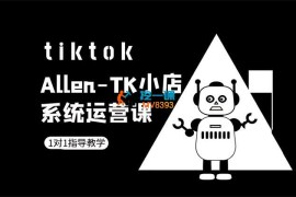 Allen《TikTok小店系统运营课》