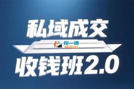 王通《私域成交收钱班2.0》