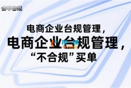 老吴《电商企业台规管理》