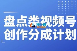 摆烂网创《盘点视频号创作分成计划》