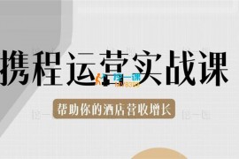 吉吉国王《酒店名宿携程运营实操课》