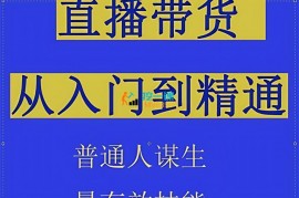 熠东《抖音直播带货运营从入门到精通》