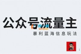 创哥《公众号流量主暴利蓝海信息玩法》