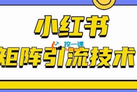 孙哲《小红书矩阵引流技术》