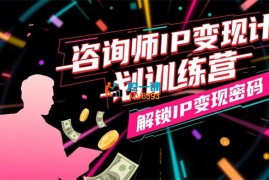 党煜《咨询师IP变现计划训练营》