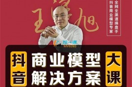 王泽旭《抖音商业模型解决方案大课》