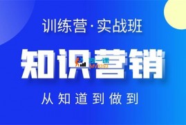 陈老师《知识营销训练营实战班》