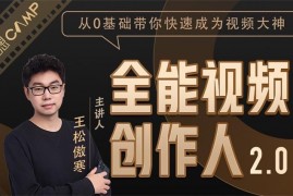 王松傲寒《全能视频创作人2.0》