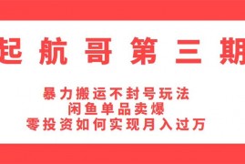 起航哥第三期 暴力搬运不封号玩法