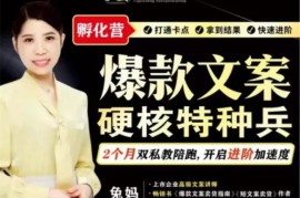 兔妈《爆款文案硬核特种兵孵化营》