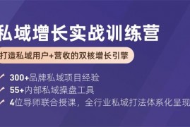 馒头商学院《私域增长实战训练营第5期》