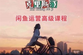 克里斯汀《闲鱼运营高级课程》