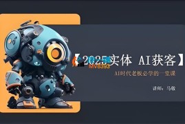 马敬《2025实体AI获客》