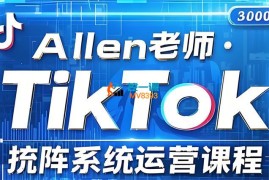 Allen《TikTok投流矩阵系统运营》