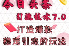 狼叔《今日头条引流技术7.0》