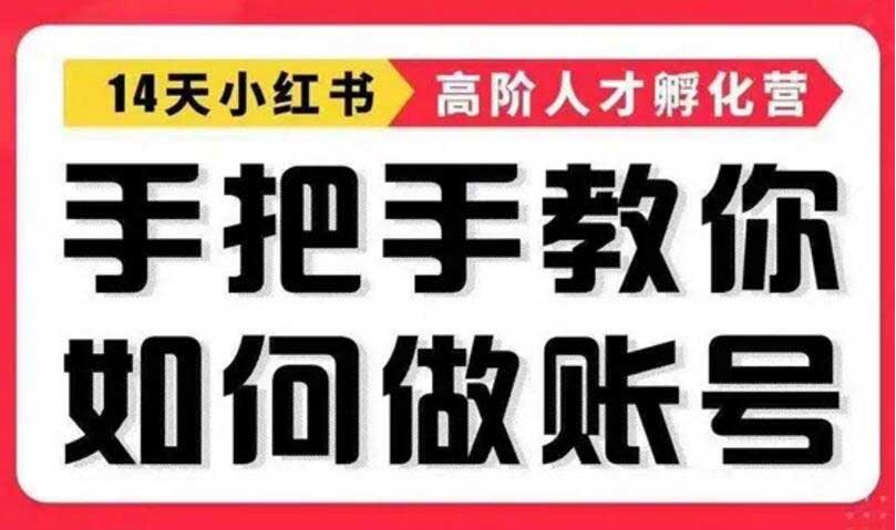 啵啵《14天手把手教做小红书帐号》