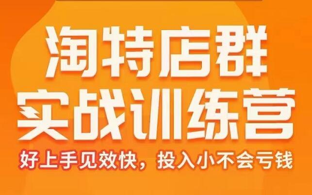 众筹：火焱社·淘特店群实战训练营