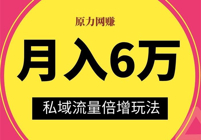 原力网赚《月入6万私域流量倍增玩法》 课程封面图.jpg