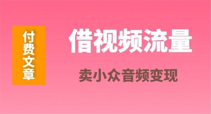 毛小白《借视频流量，卖小众音频变现》_课程封面图.jpg