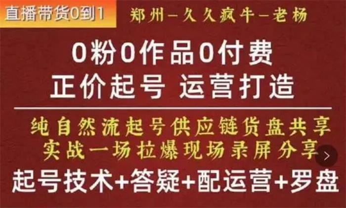 久久疯牛《0粉0作品0付费正价起号》封面.jpg