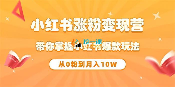 蔡汶川《小红书爆涨粉变现营5期》课程封面.jpg