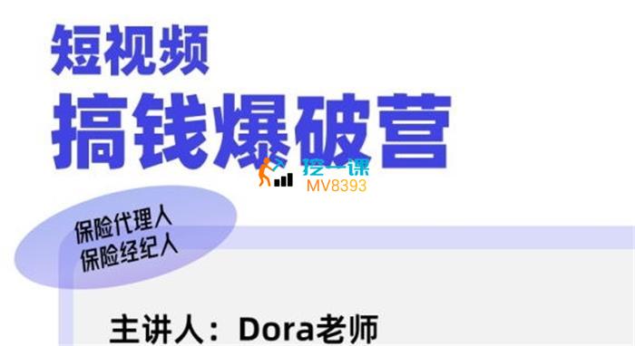 Dora《短视频搞钱爆破营》课程封面.jpg