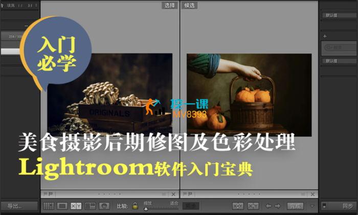 旧食《Lightroom美食摄影后期修图及色彩处理》课程封面.jpg