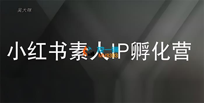 吴大咪《小红书素人IP孵化营》_封面图.jpg