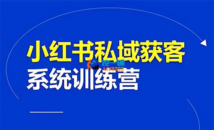 红薯《小红书私域获客系统训练营》