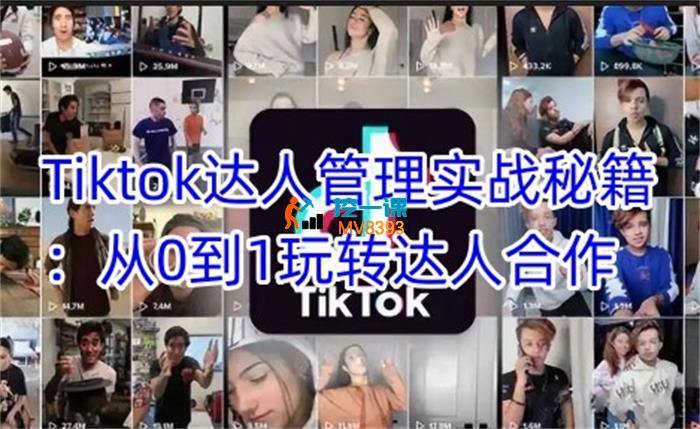 Tiktok达人管理实战秘籍