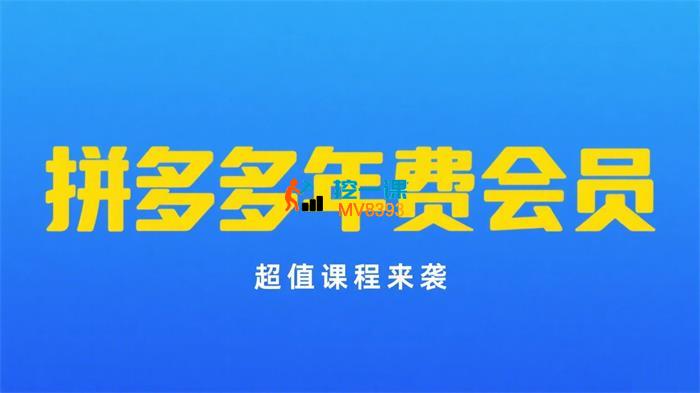 纪主任《拼多多年费会员课程》