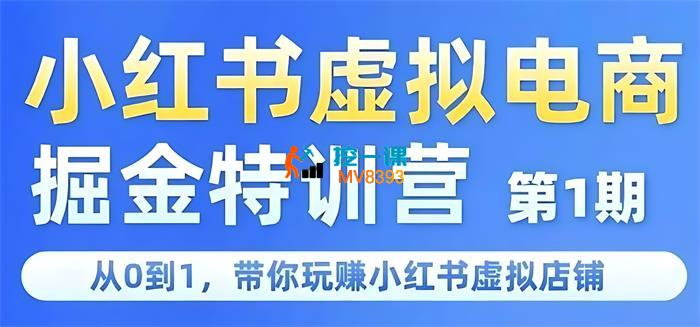 锋声《小红书虚拟掘金营》