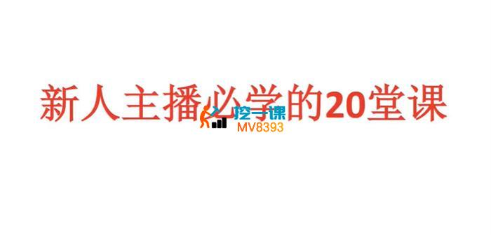龙战《新人主播必学的20堂课》