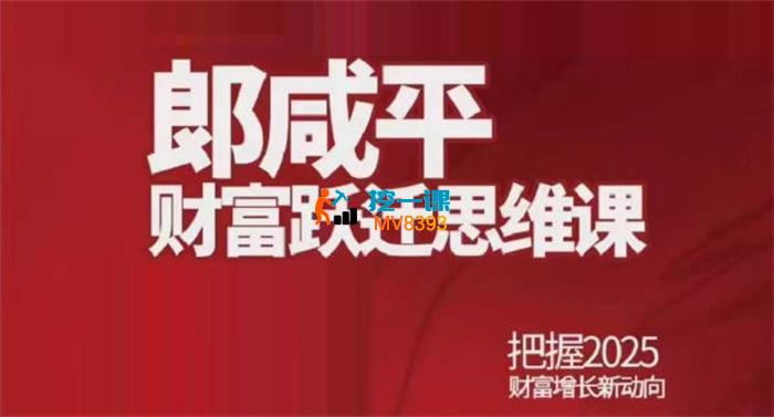 郎咸平《财富跃迁思维课》