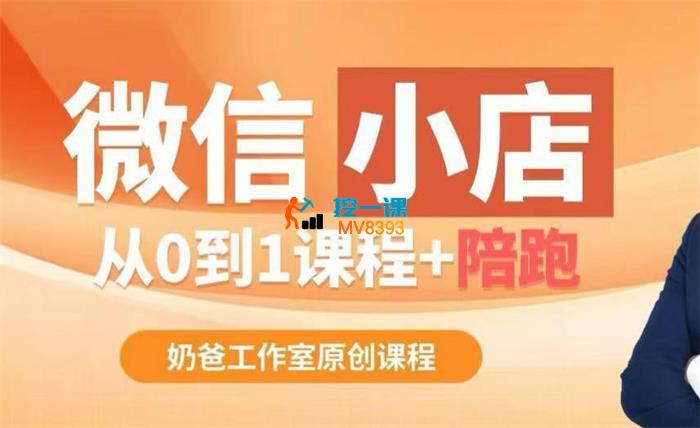 陈奶爸《2026微信小店带货》
