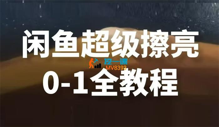 绅白不白《闲鱼超级擦亮科学0-1玩法》