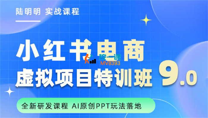 陆明明《小红书虚拟项目特训班9.0》